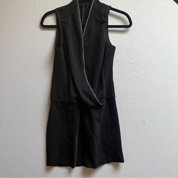 NWT Beate Heymann Street Couture Rhinestone Black Sleeveless Dress Sz 4 - Picture 1 of 14